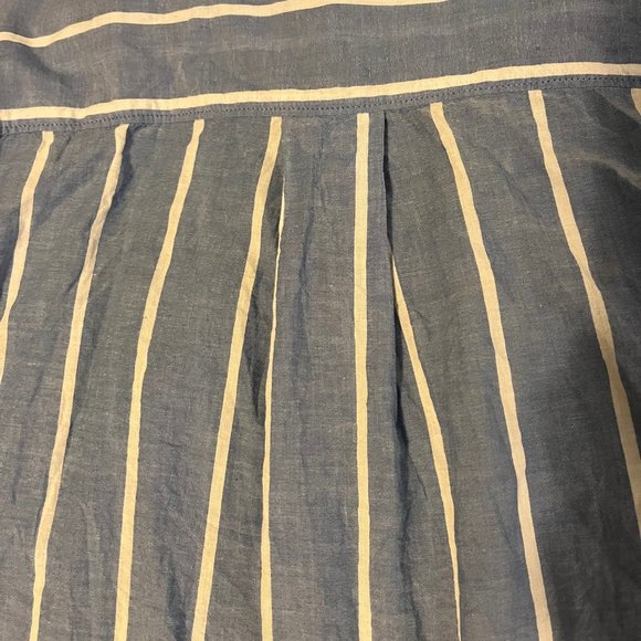 Blue Button-down with white stripes - Picture 5 of 6